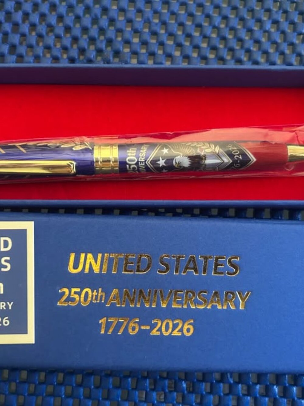 NIB! United States 250Th Anniversary Commemorative Ballpoint Pen - Picture 9 of 9